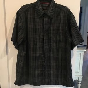 Mens plaid button down shirt